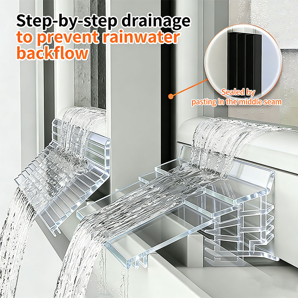 Window Lock Bar - Прозрачная водонепроницаемая самоклеящаяся уплотнительная лента 1,5