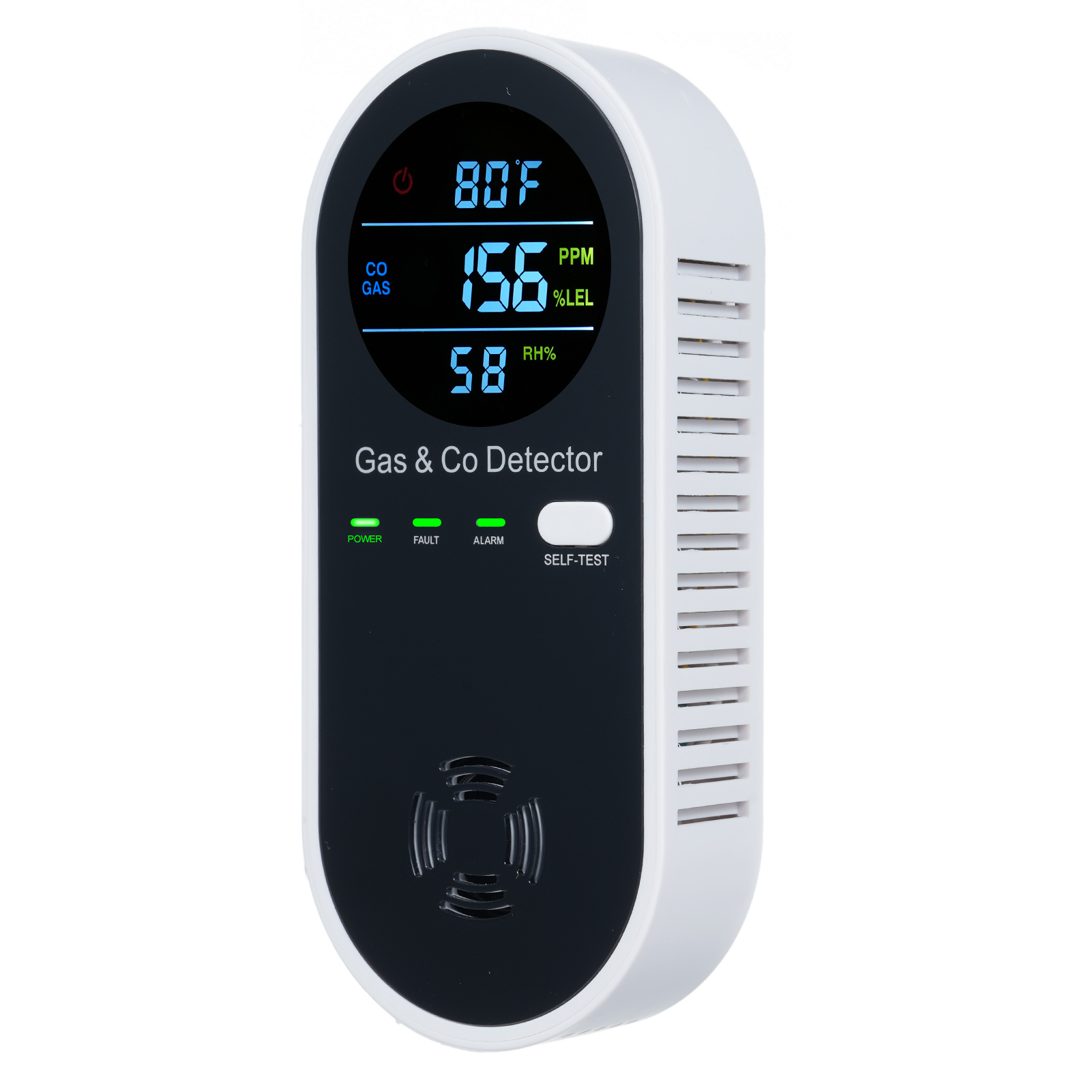 Co Detector Plug - Монитор CO 4 в 1, сигнализация