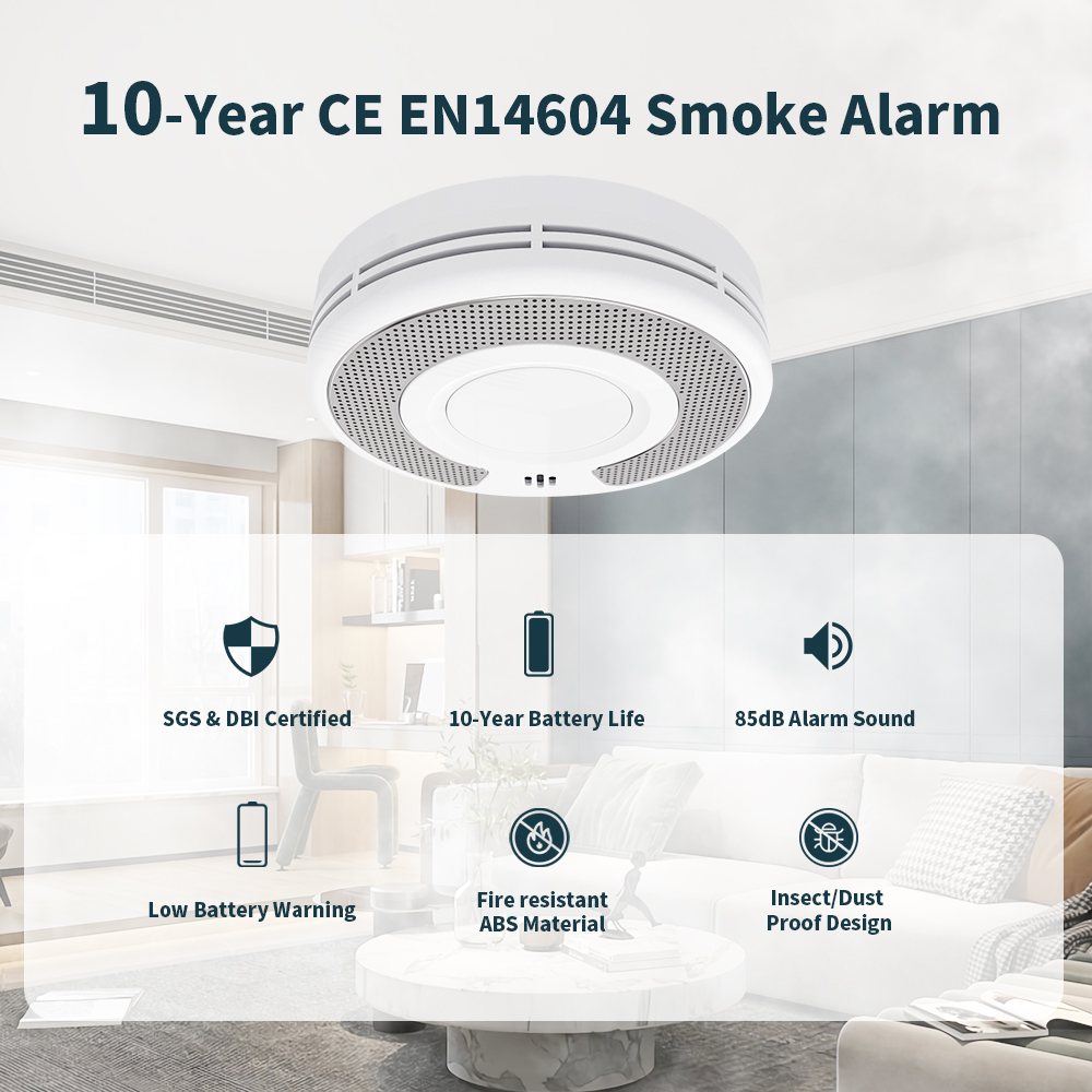 Smoke Detector Interconnected - Автономная сигнализация дыма, детектор дыма с