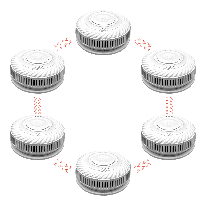 Smoke Detector Interconnected - Соединенные между собой дымовые извещатели с