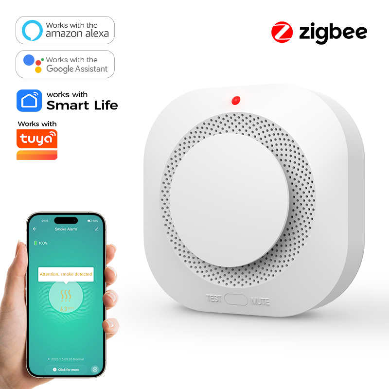 Детектор дыма ZIGBEE для домаш – обзор и цена Smoke Detector Interconnected