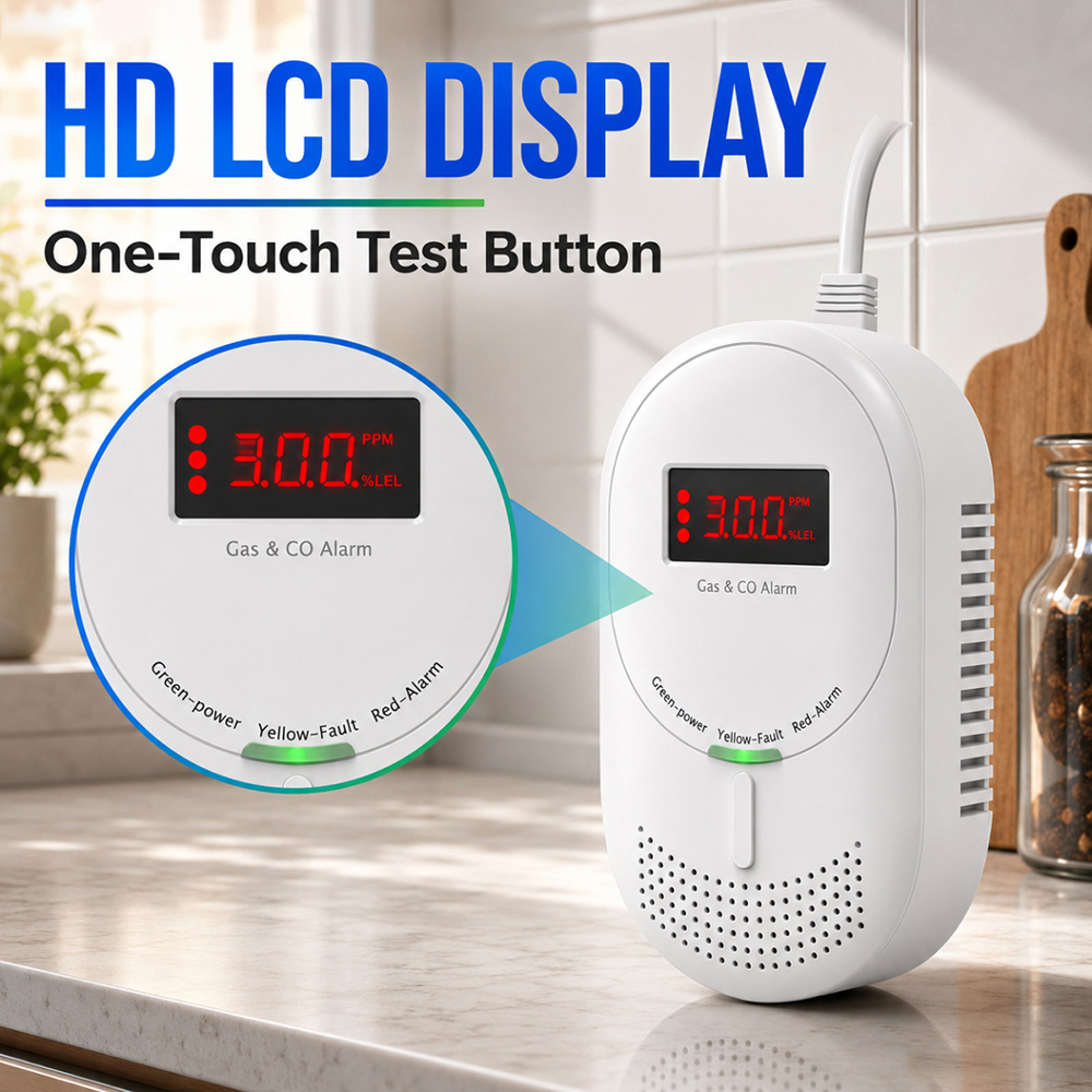 Детектор утечки природного газ – обзор и цена Co Detector Plug