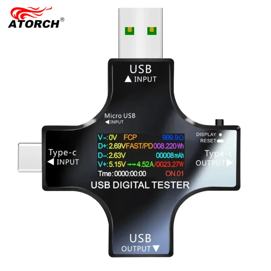 USB-тестер DC Type-C PD Цифров – обзор и цена Co Detector Plug