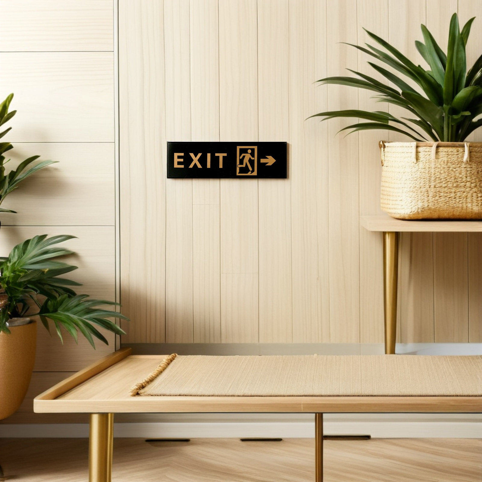 5 шт. акриловых самоклеящихся  – обзор и цена Emergency Exit Sign