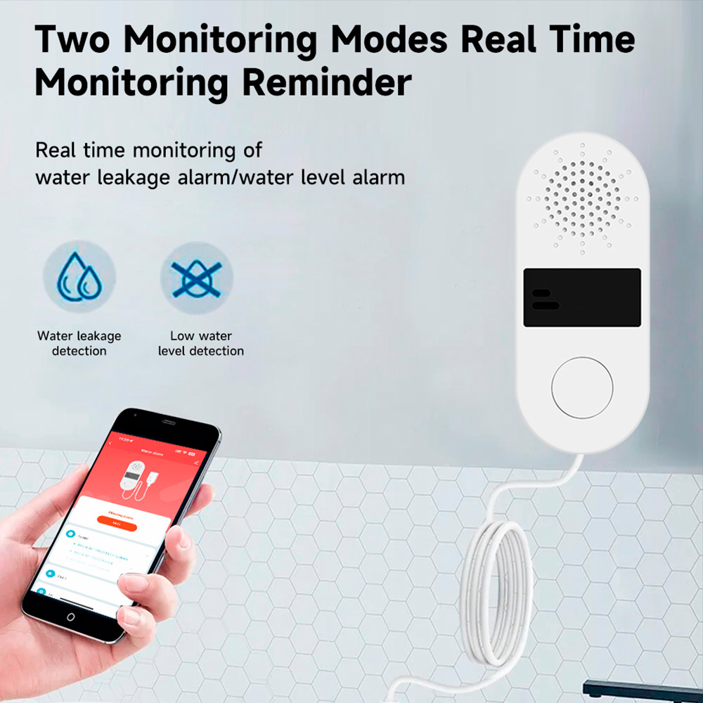Детектор утечки воды Tuya Wi-F – обзор и цена Water Alarm Sensor