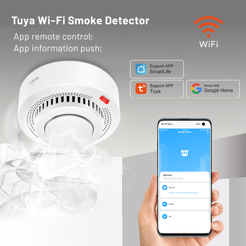 Комплект из 2 умных Wi-Fi датч – обзор и цена Smoke Detector Interconnected