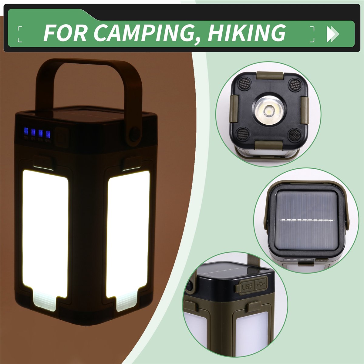 Складной светодиодный кемпинго – обзор и цена Power Outage Light