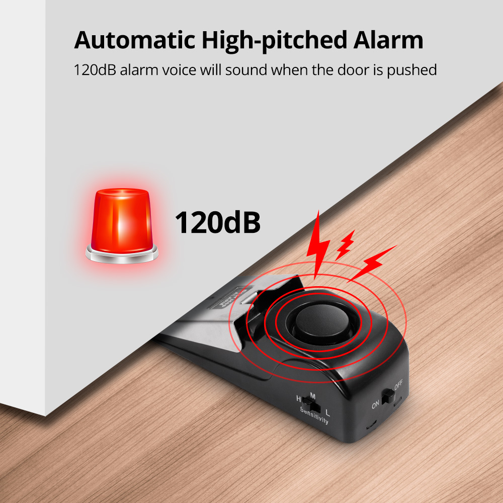 Дверной стопор-сигнализация 12 – обзор и цена Door Stop Alarm